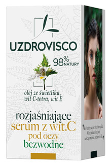 Serum Pod Oczy Z Witaminą C Rozjaśniające Bezwodne 15 Ml - Uzdrovisco (Świetlik)