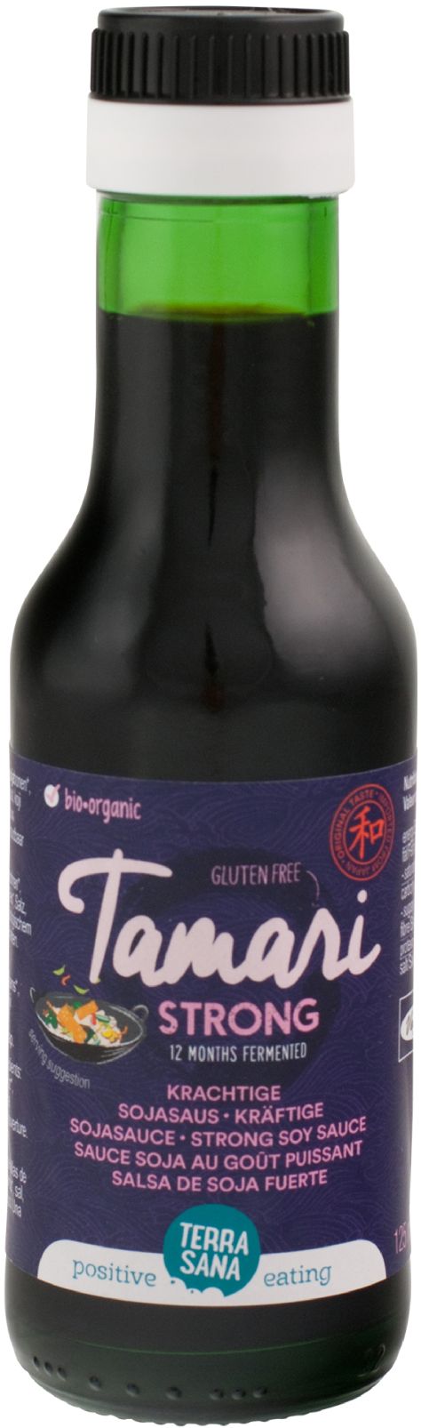 Sos Sojowy Tamari Mocny Bezglutenowy Bio 125 Ml - Terrasana