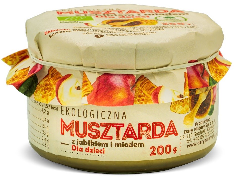 Musztarda Dla Dzieci Bio 200 G - Dary Natury