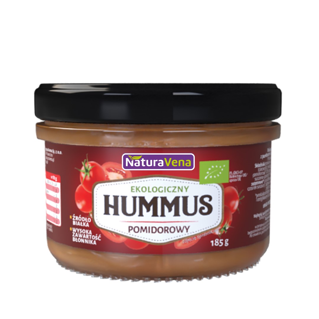 Hummus Pomidorowy Bio 185 G - Naturavena