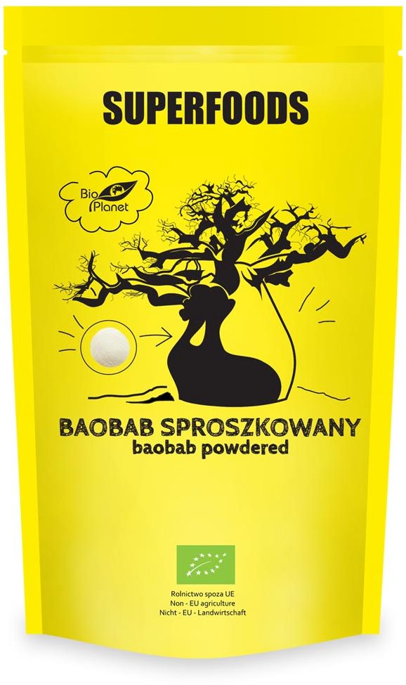 Baobab Sproszkowany Bio 150 G - Bio Planet