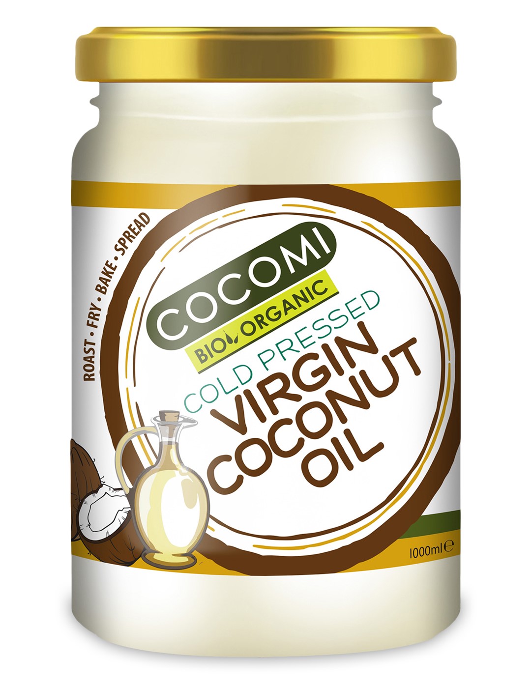 Olej Kokosowy Virgin Bio 1 L - Cocomi