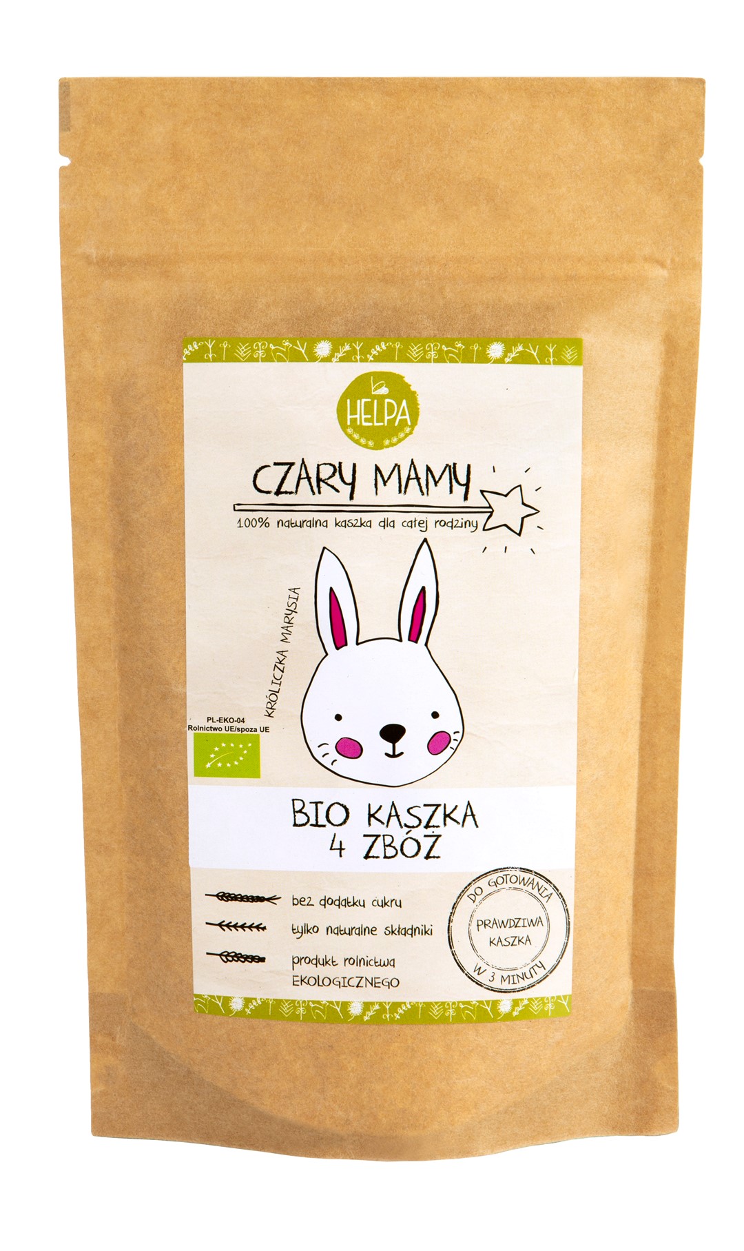 Kaszka 4 Zboża Bio 200 G - Helpa