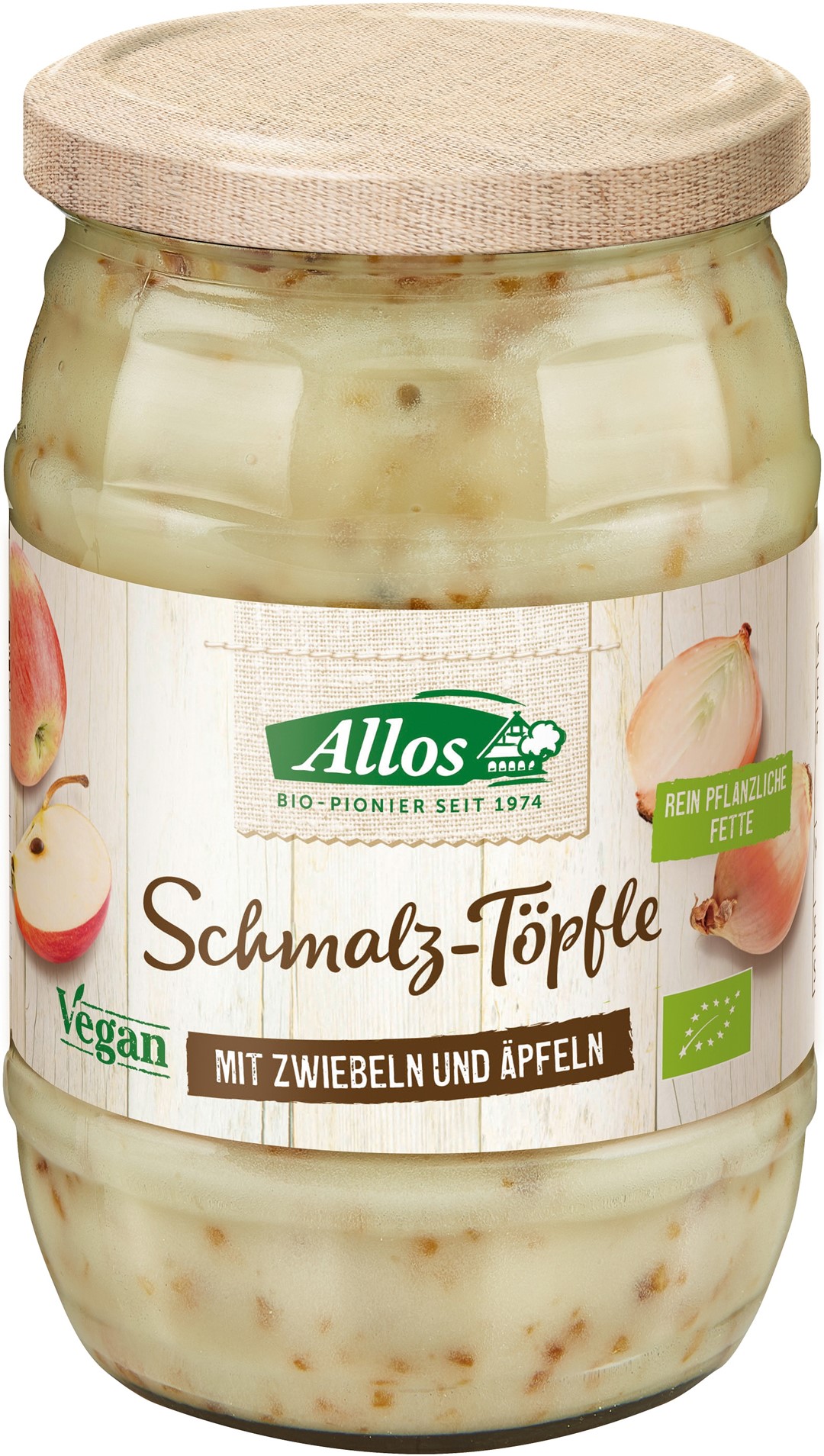 Smalczyk Wegański Z Cebulą I Jabłkiem Bezglutenowy Bio 250 G - Allos