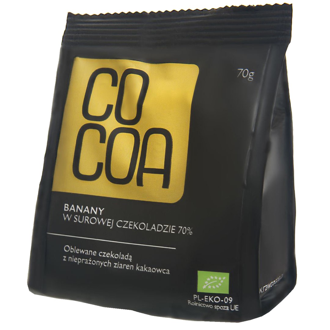 Banany W Czekoladzie Bio 70 G - Cocoa
