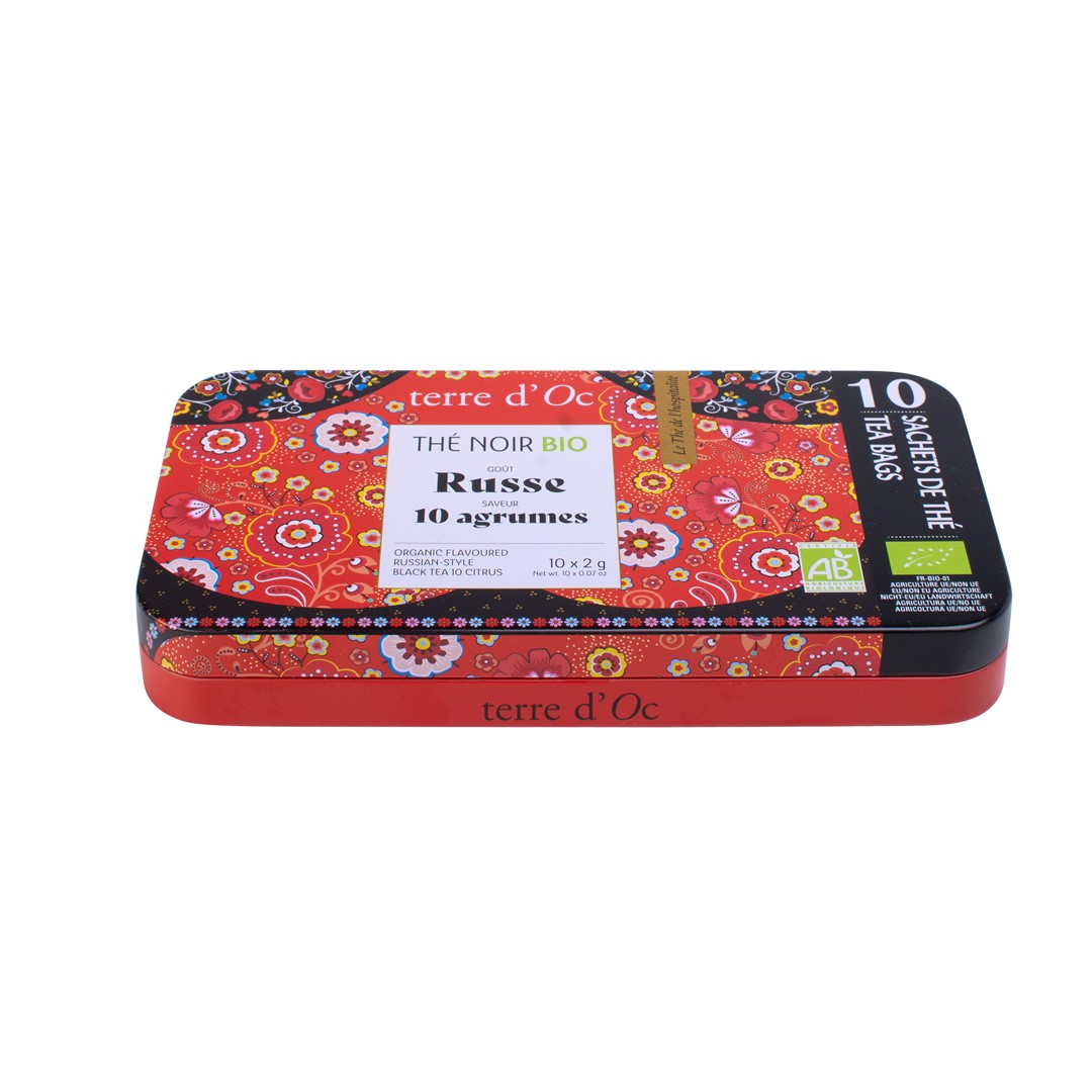 Herbata Czarna Owoce Cytrusowe Bio (10 X 2 G) 20 G - Terre D'oc