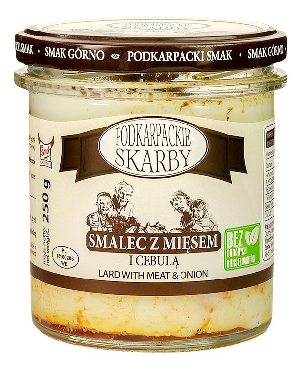 Smalec Z Mięsem I Cebulą 250 G -  Smak Górno (Podkarpackie Skarby)