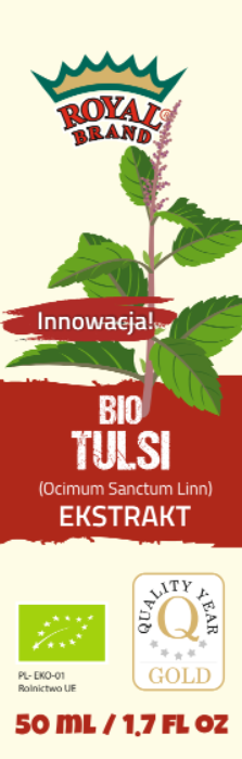 Ekstrakt Z Tulsi W Kroplach Bio 50 Ml - Royal Brand