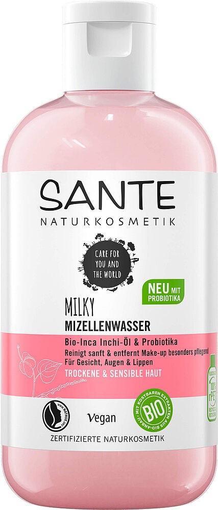 Płyn Micelarny Do Demakijażu Olej Inca Inchi I Probiotyki Eco 200 Ml - Sante