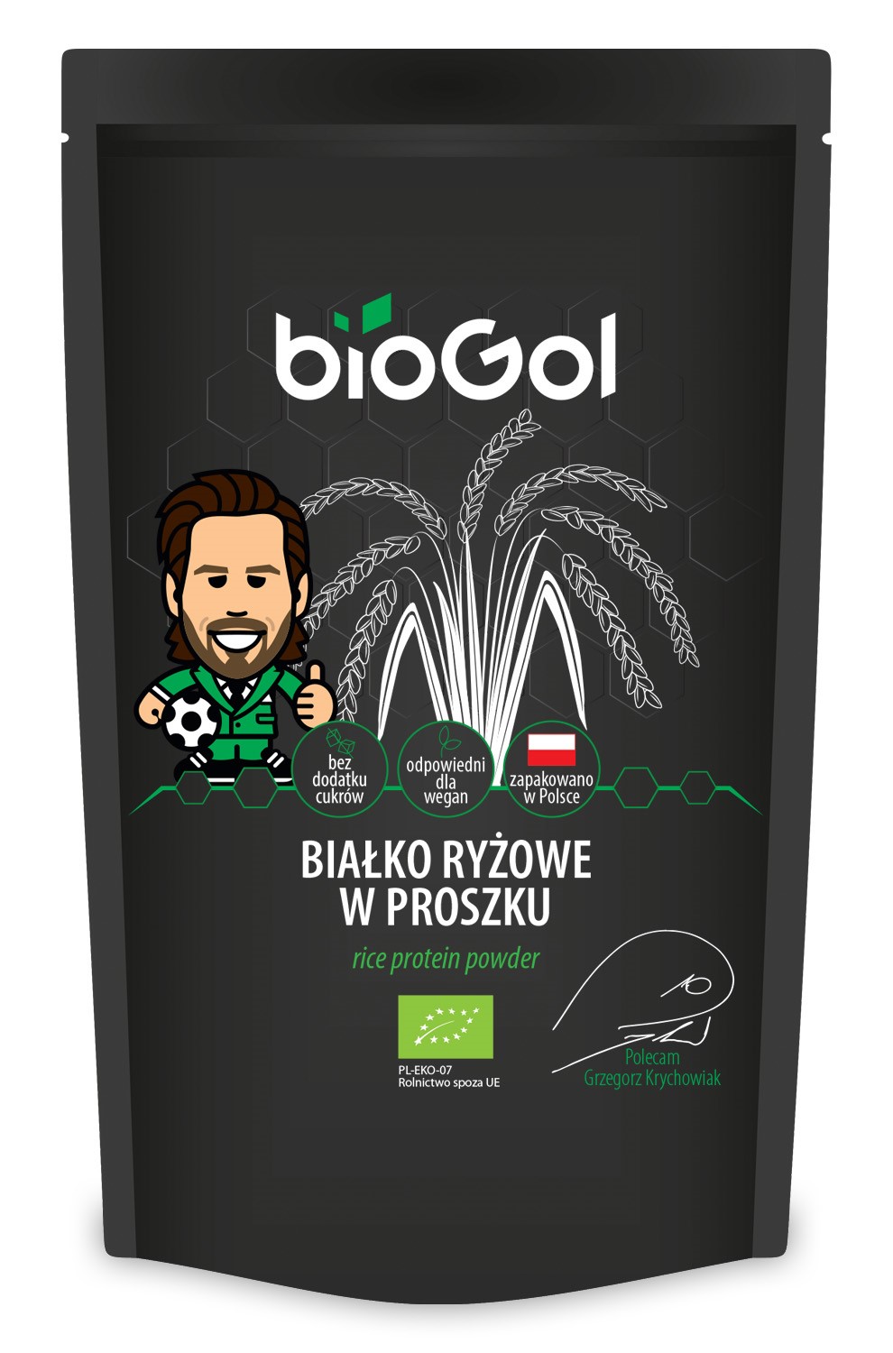 Białko Ryżowe W Proszku Bio 500 G - Biogol
