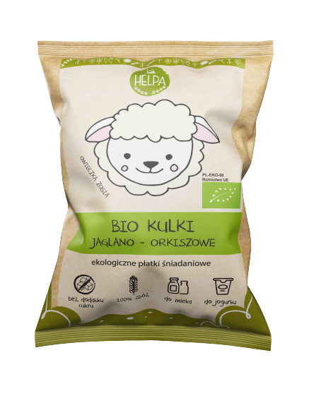 Kulki Jaglano - Orkiszowe Bio 160 G - Helpa