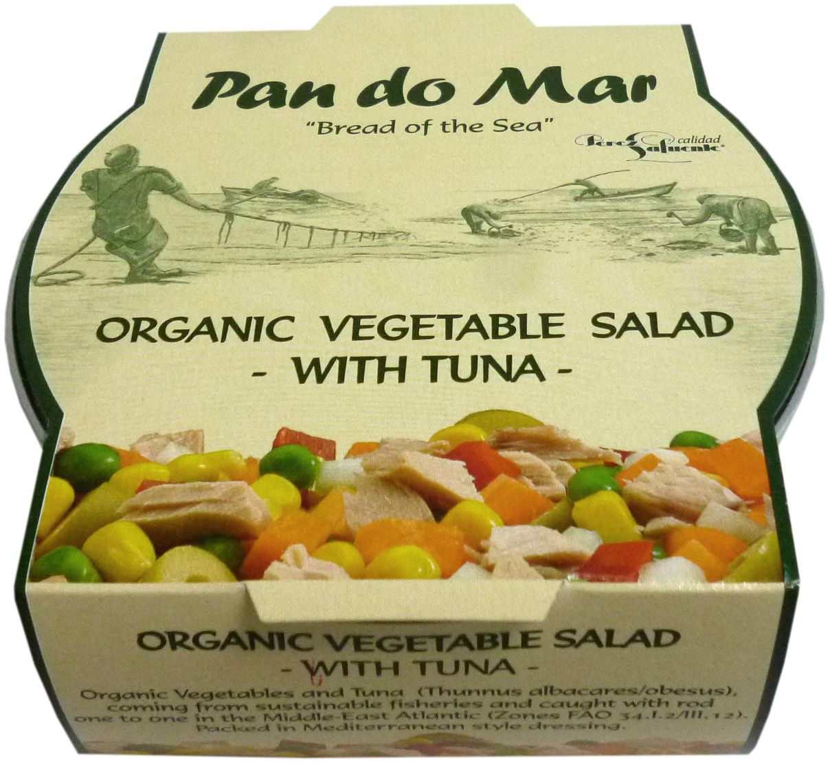 Sałatka Z Tuńczyka Z Bio Warzywami 250 G - Pan Do Mar