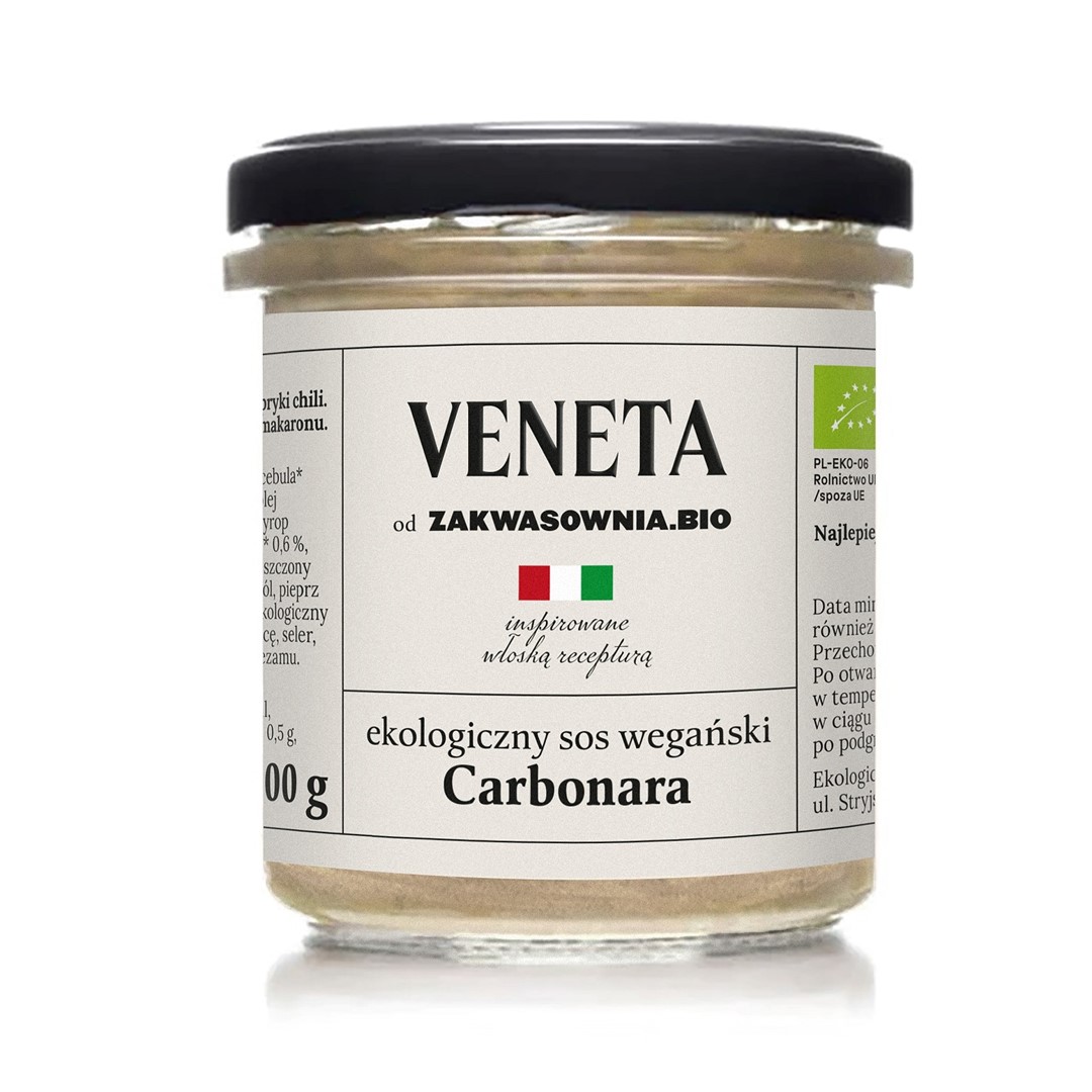 Sos Wegański Carbonara Bio 300 G - Zakwasownia (Veneta)
