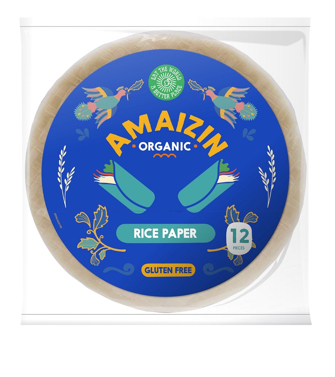 Papier Ryżowy Bezglutenowy Bio 110 G - Amaizin