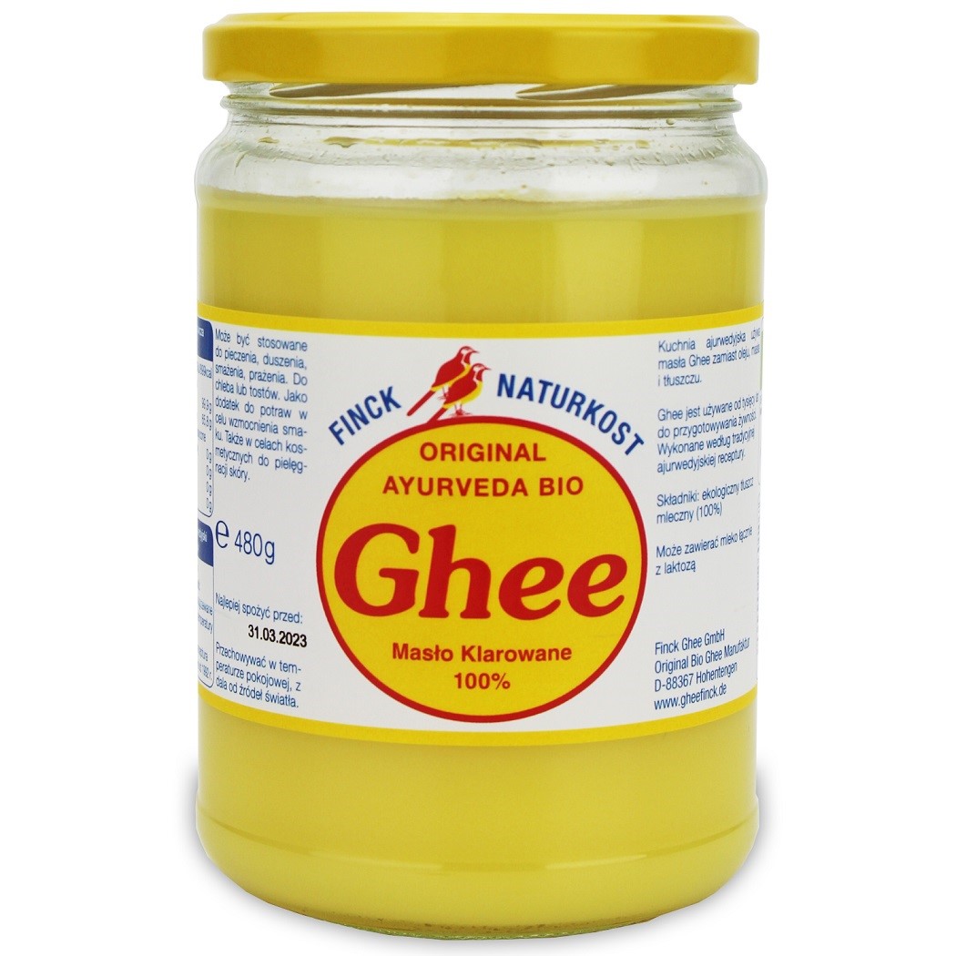 Masło Klarowane Ghee Bio 480 G - Finck Ayurveda