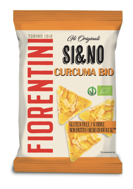 Chrupki Kukurydziane Mini Z Kurkumą Bezglutenowe Bio 20 G - Fiorentini