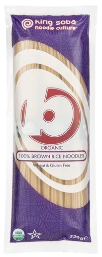Makaron (Ryżowy Razowy Typu Noodle) Bezglutenowy Bio 250 G - King Soba