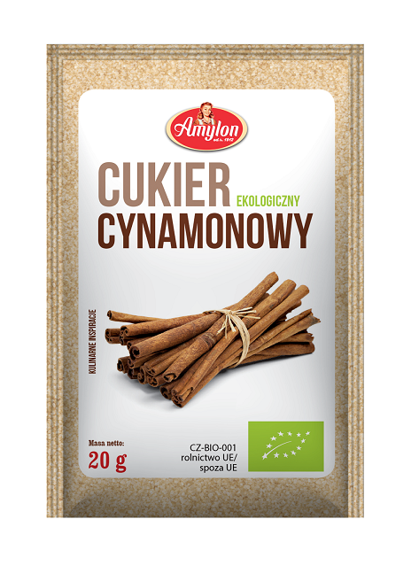 Cukier Cynamonowy Bio 20 G - Amylon