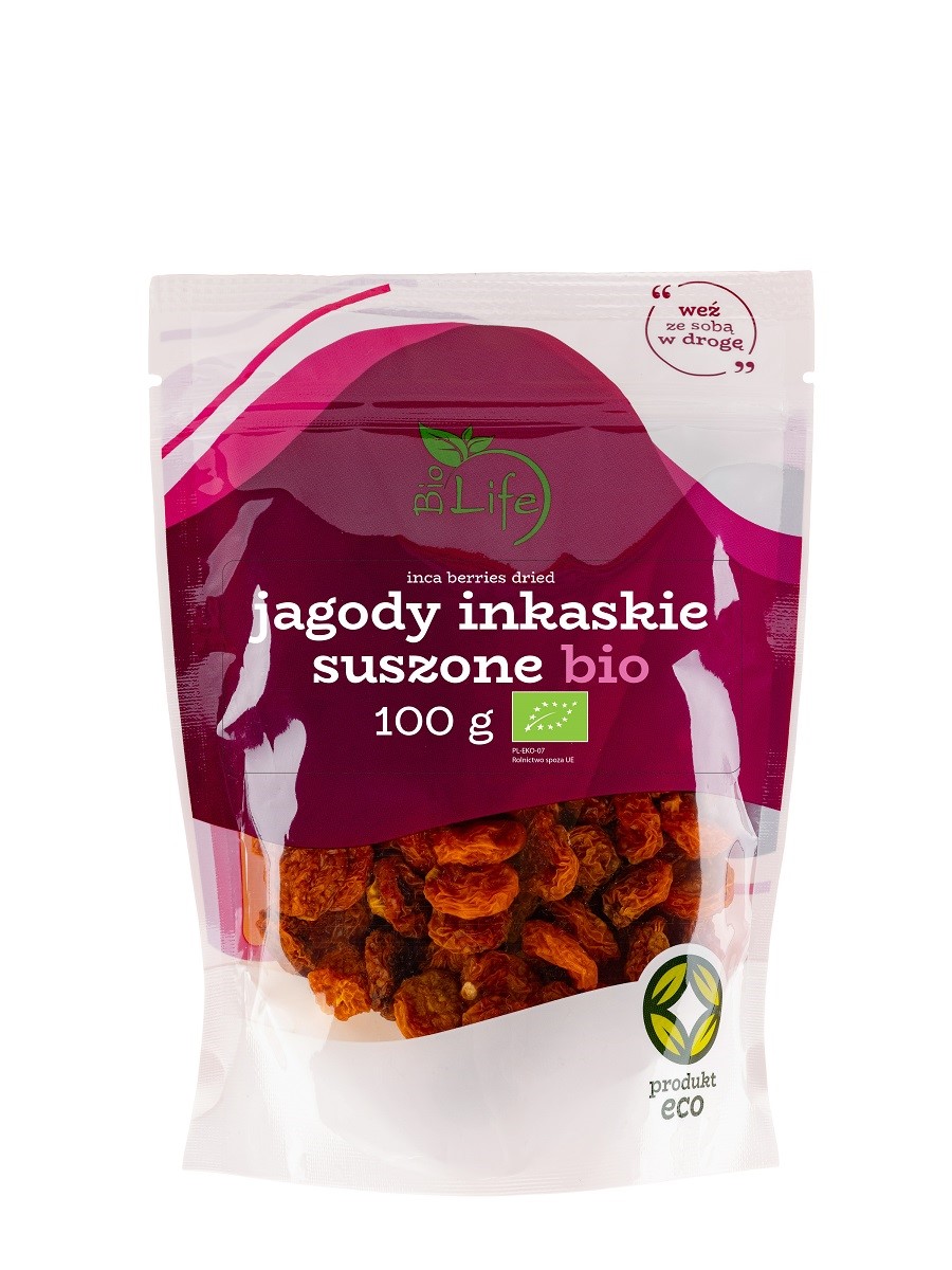 Jagody Inkaskie Suszone Bio 100 G - Bio Life