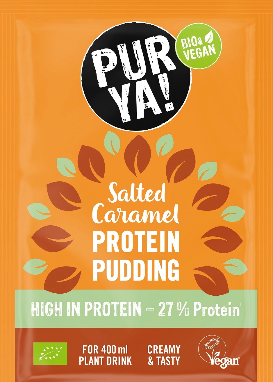 Budyń Proteinowy O Smaku Słonego Karmelu Bio 45 G - Biovegan (Pur Ya!)