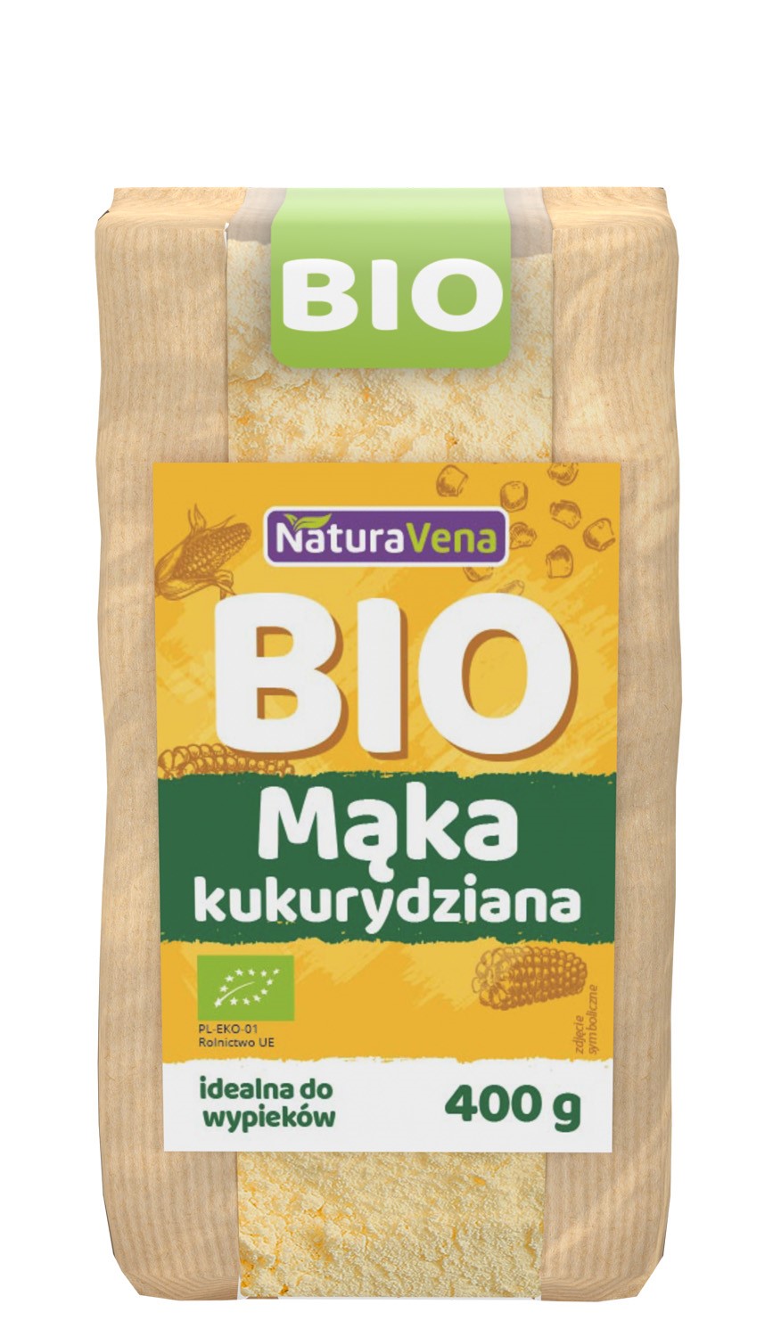 Mąka Kukurydziana Bio 400 G - Naturavena