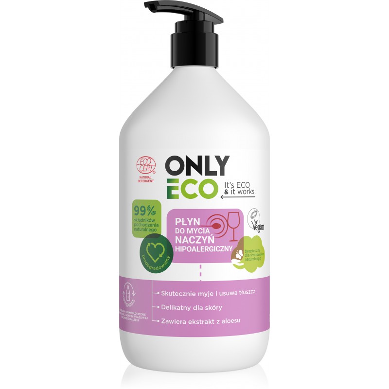 Płyn Do Mycia Naczyń Hipoalergiczny 1 L - Only Eco
