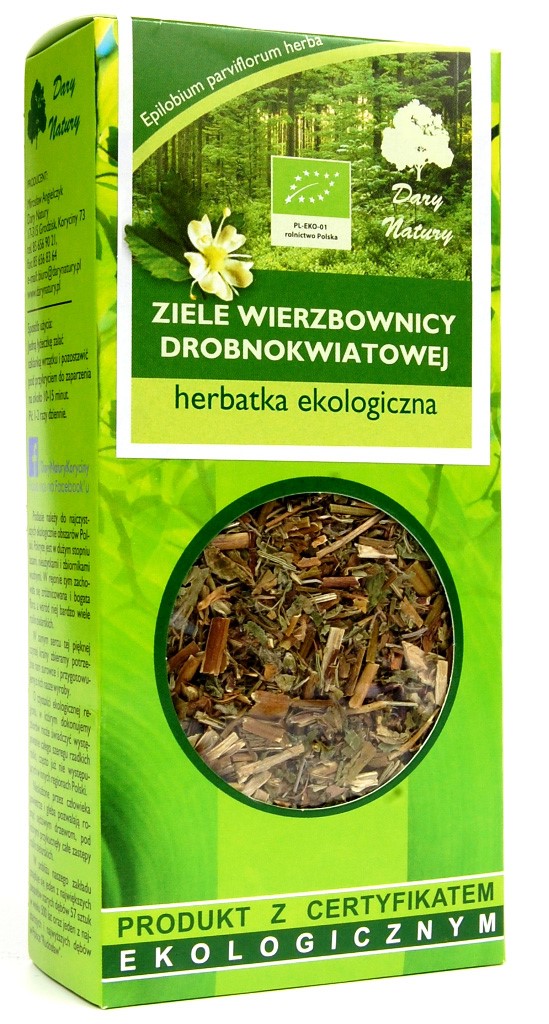 Herbatka Ziele Wierzbownicy Drobnokwiatowej Bio 50 G - Dary Natury