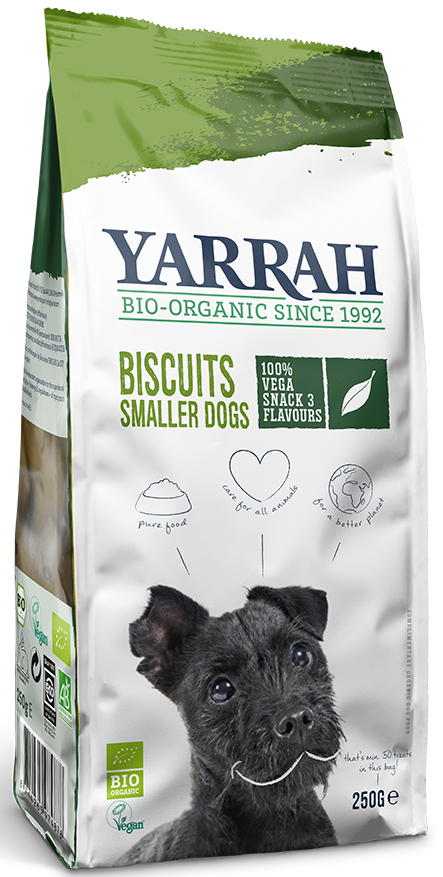 (Dla Psa Małej Rasy) Przysmak - Ciastka Zbożowe Bio 250 G - Yarrah