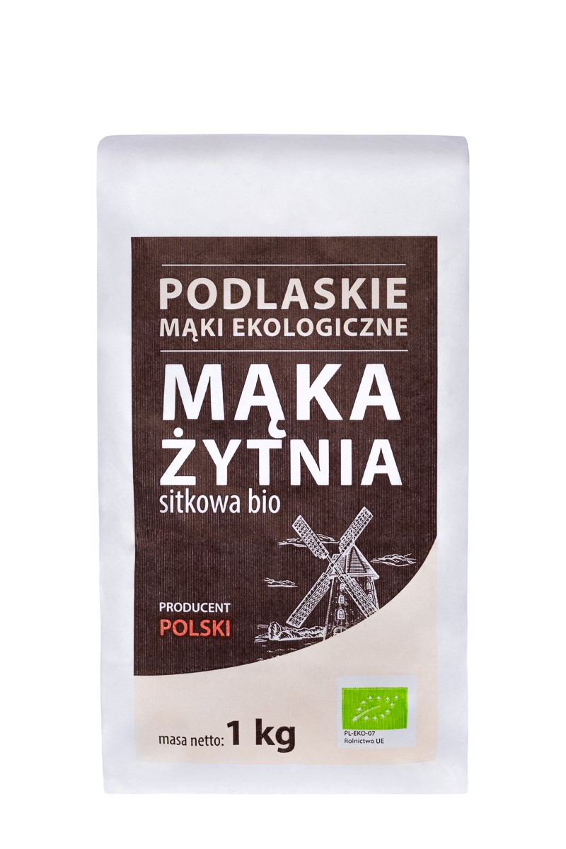 Mąka Żytnia Sitkowa Typ 1400 Bio 1 Kg - Bio Life (Mąki Podlaskie)