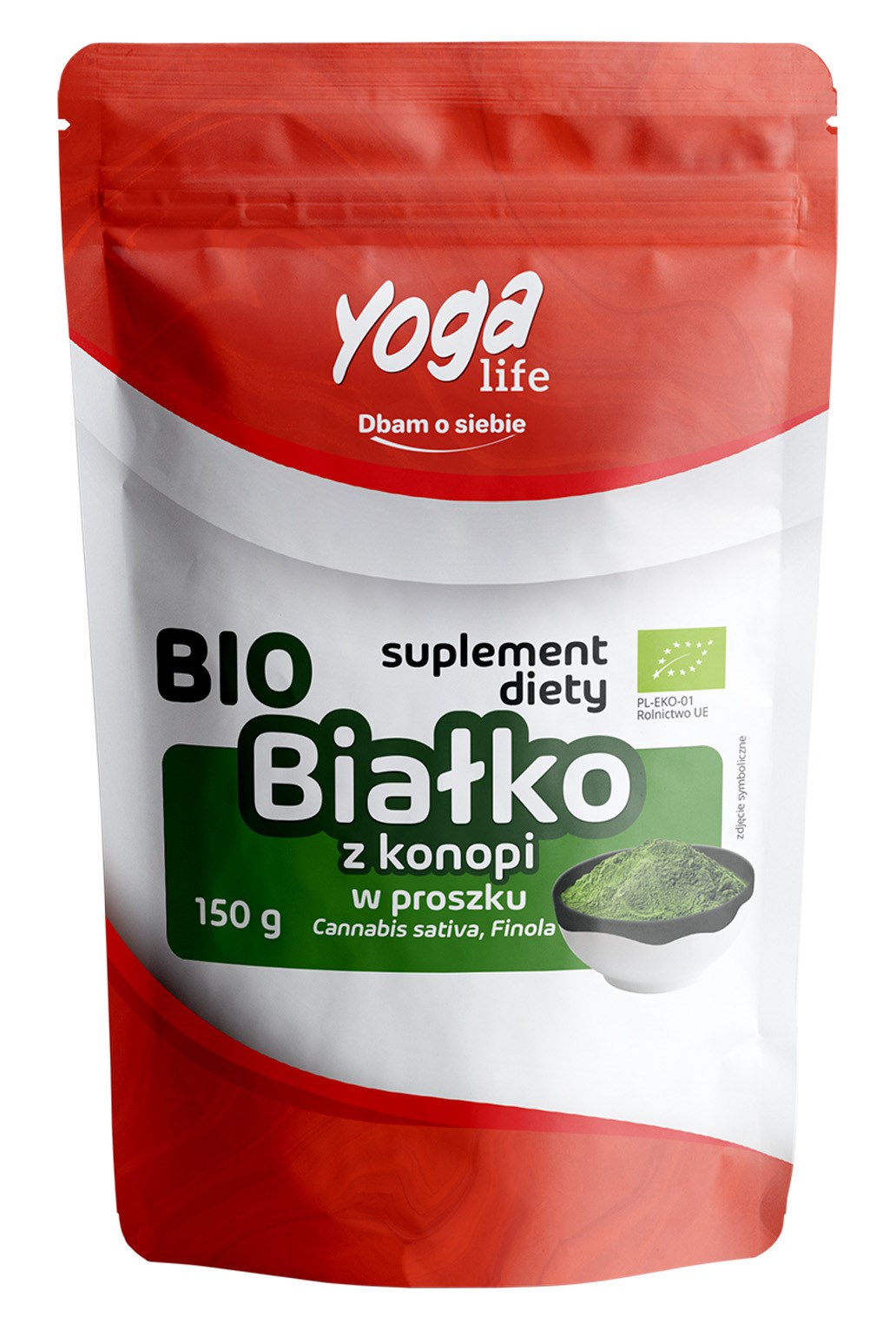 Białko Konopne W Proszku Bio 150 G - Yoga Life