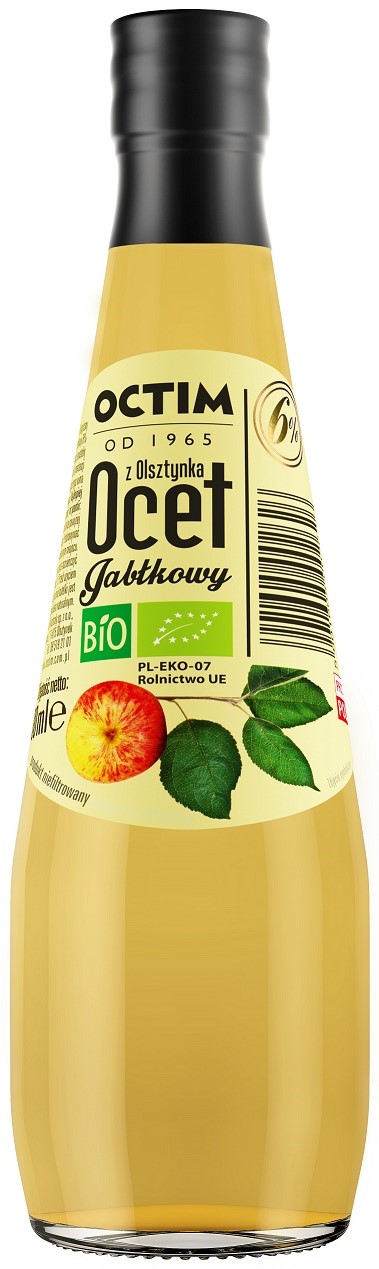 Ocet Jabłkowy 6 % Bio 300 Ml - Octim