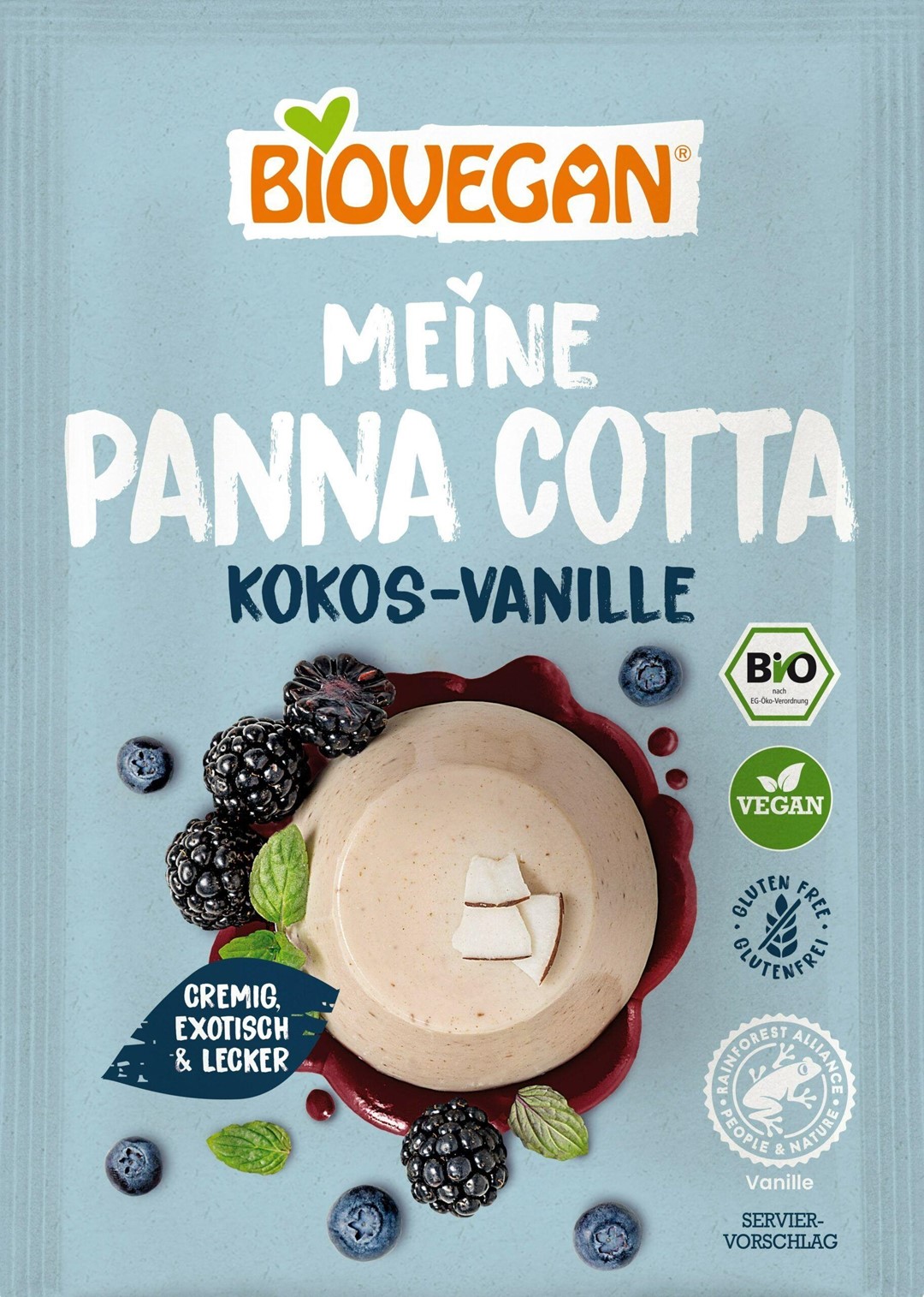 Deser Kokosowy Panna Cotta W Proszku Wegański Bezglutenowy Bio 46 G - Biovegan