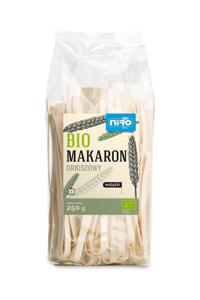 Makaron (Orkiszowy) Wstążki Bio 250 G - Niro