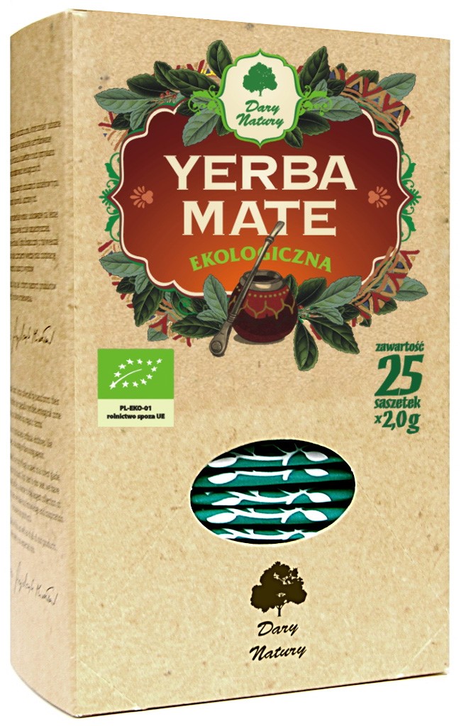 Yerba Mate Bio (25 X 2 G) 50 G - Dary Natury