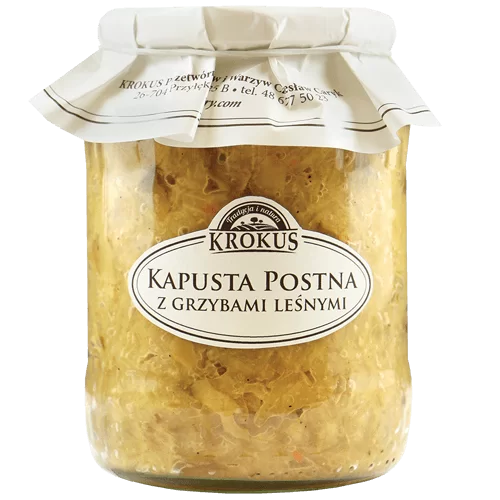 Kapusta Postna Z Grzybami Leśnymi 670 G - Krokus
