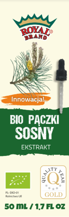 Ekstrakt Z Pączków Sosny W Kroplach Bio 50 Ml - Royal Brand