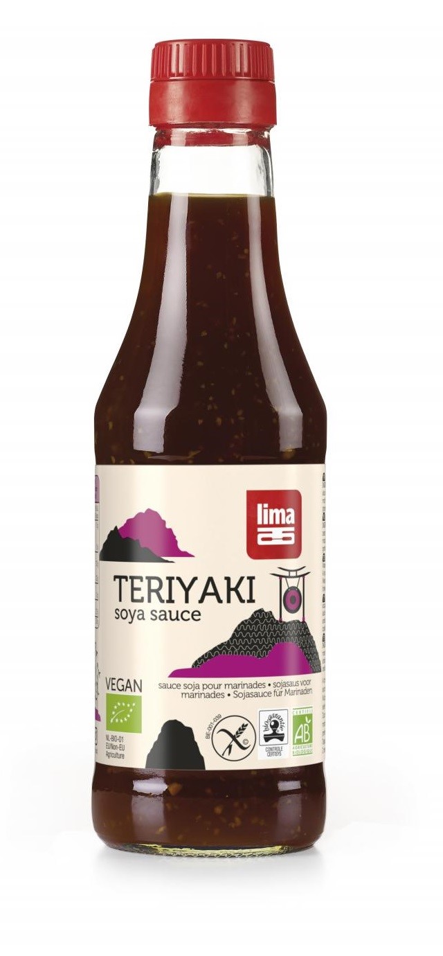 Sos Sojowy Słodki Teriyaki Bezglutenowy Bio 250 Ml - Lima