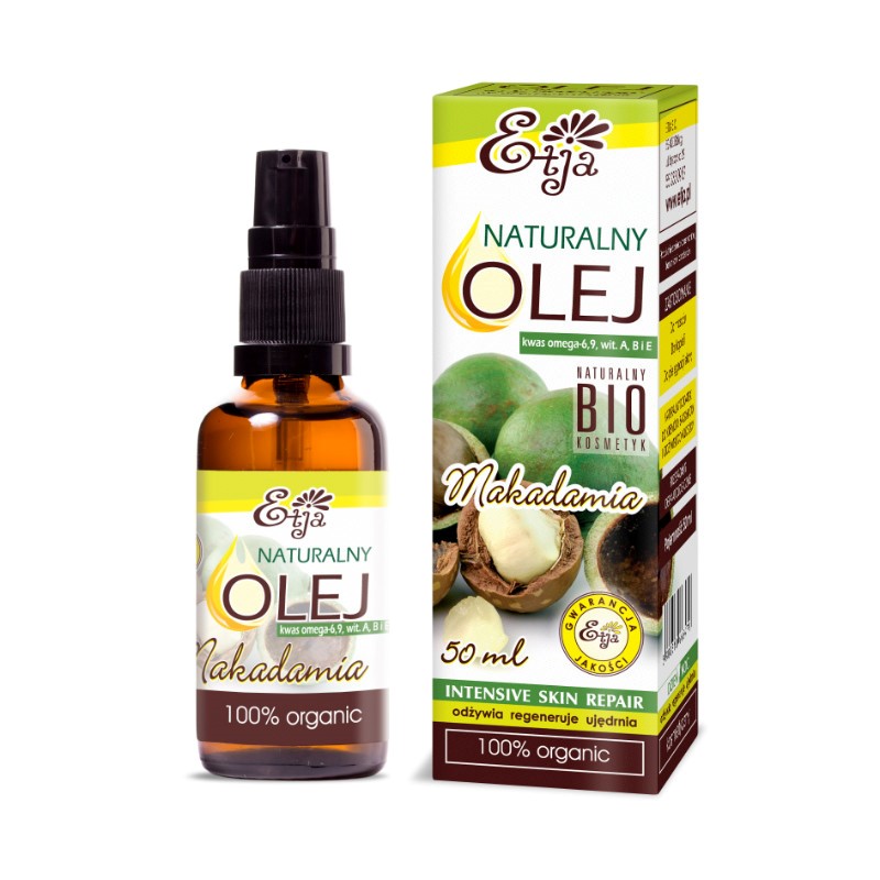 Olej Kosmetyczny Makadamia Eco 50 Ml - Etja
