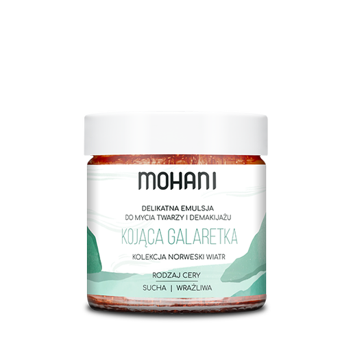 Emulsja Do Mycia Twarzy I Demakijażu Delikatna Kojąca Galaretka 60 Ml - Mohani