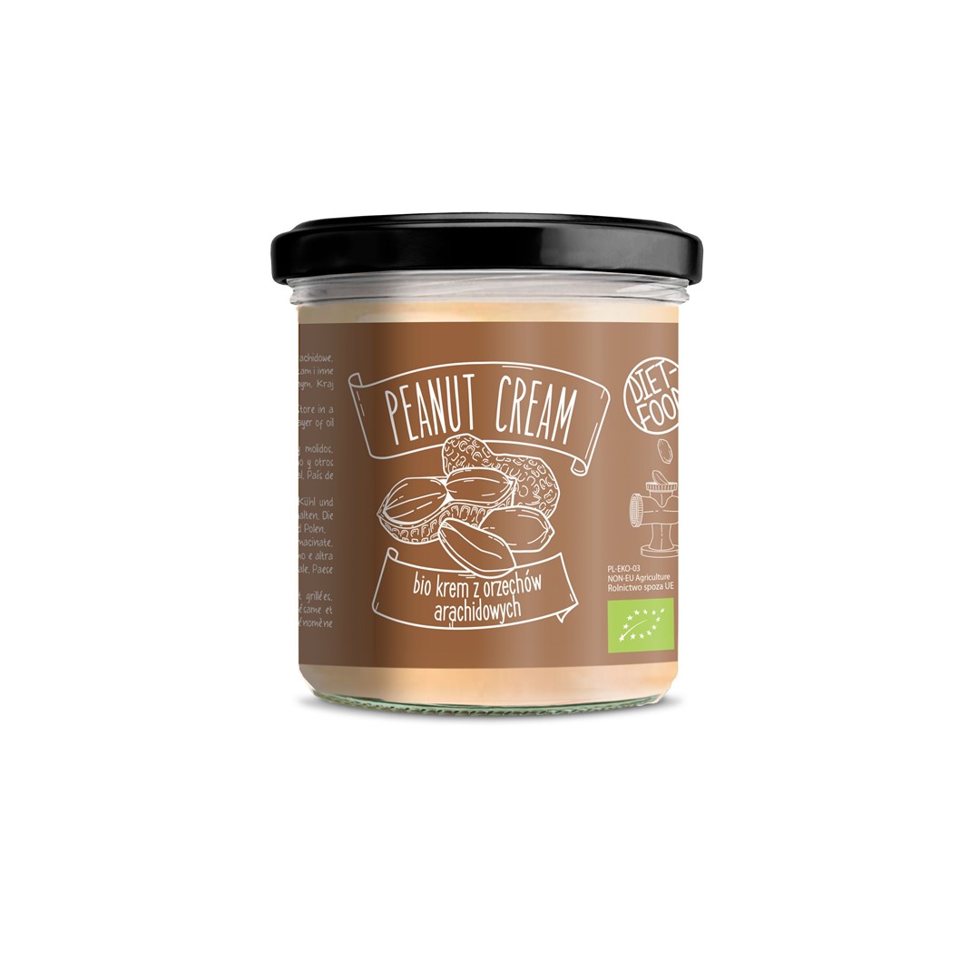 Krem Z Prażonych Orzeszków Ziemnych Bio 300 G - Diet-Food