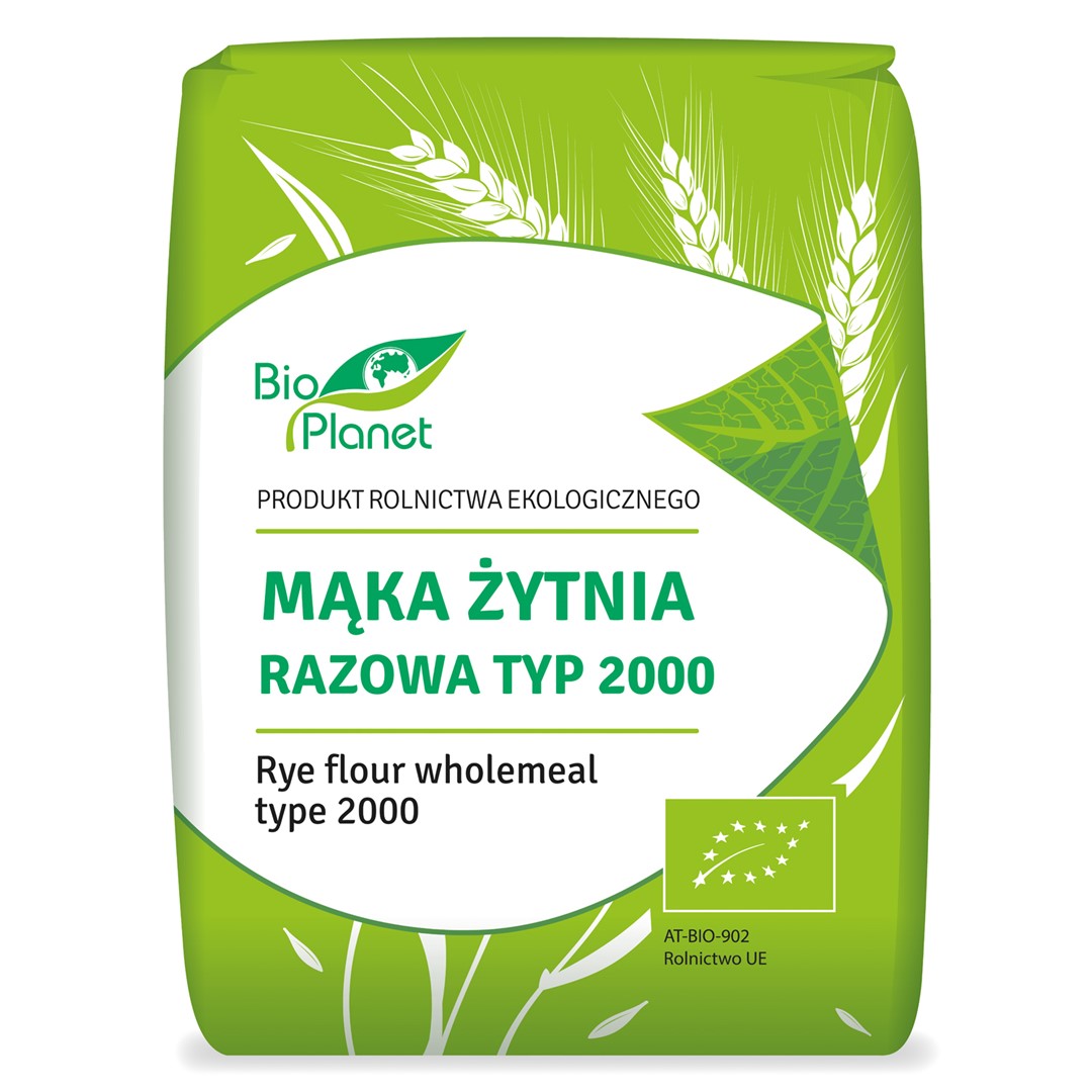 Mąka Żytnia Razowa Typ 2000 Bio 1 Kg - Bio Planet