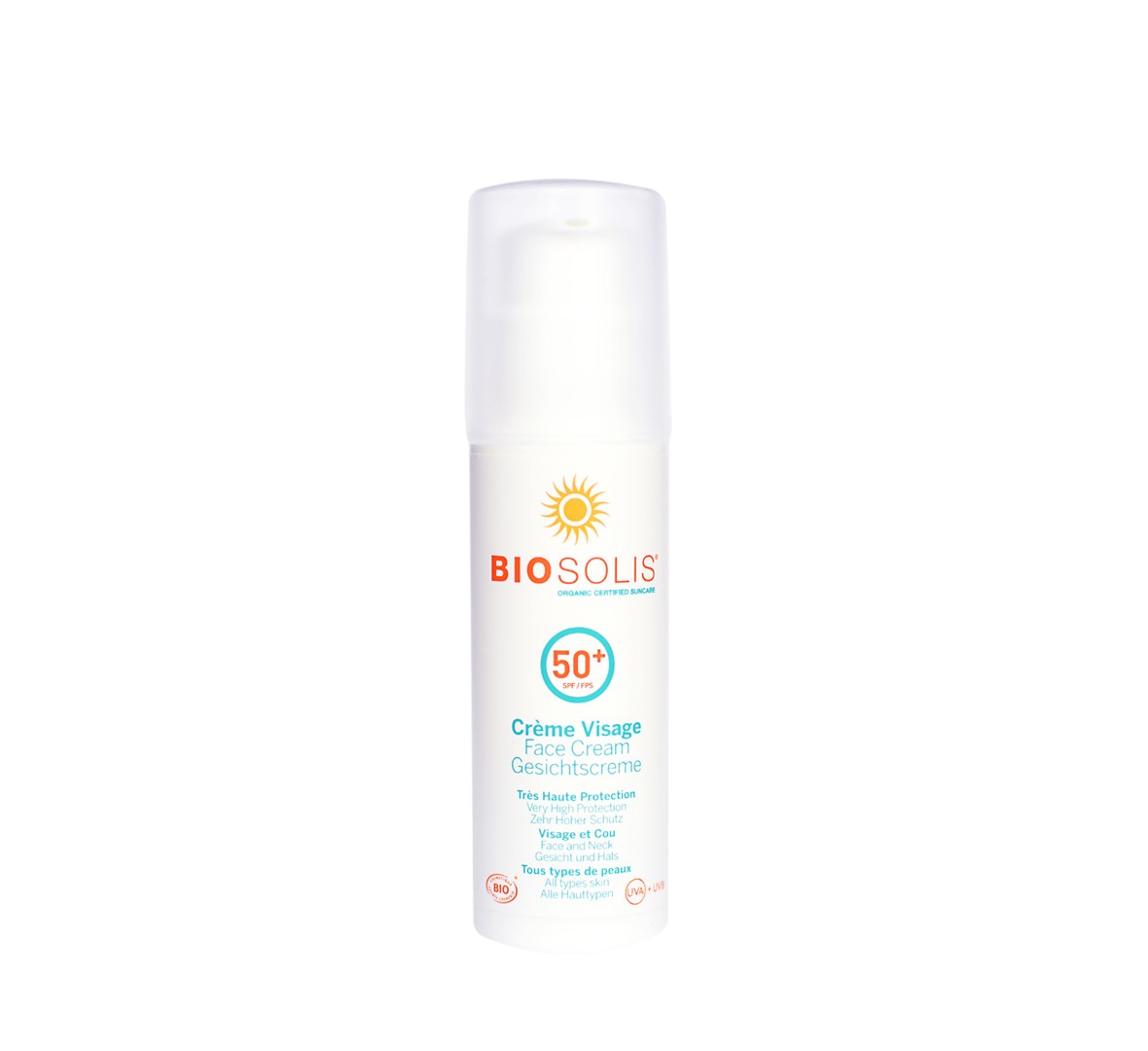 Krem Przeciwsłoneczny Do Twarzy Spf 50+ Eco 50 Ml - Biosolis (Produkt Sezonowy)