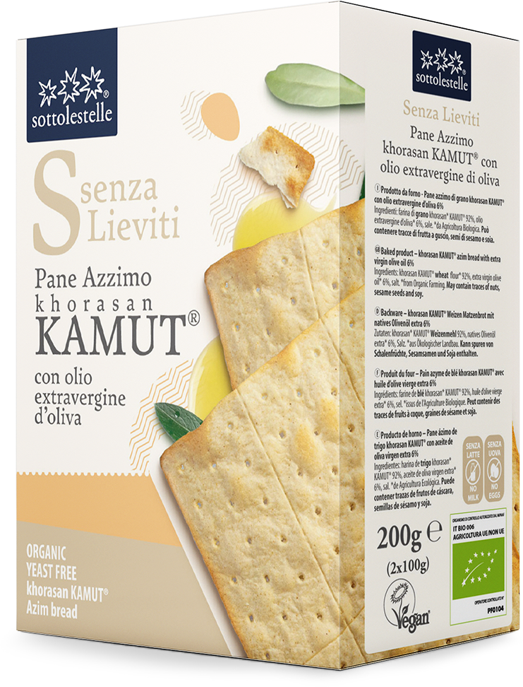 Pieczywo Chrupkie Z Pszenicy Khorasan Bio 200 G - Sottolestelle