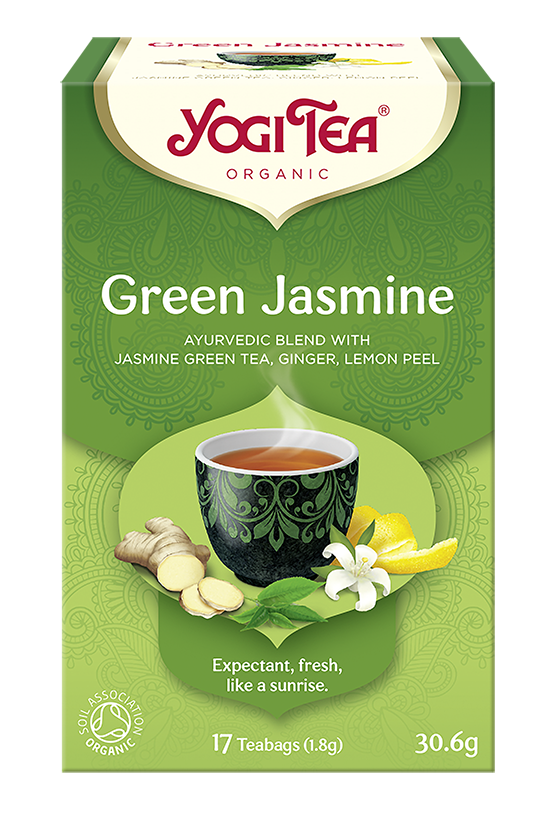 Herbata Zielona Jaśminowa (Green Jasmine) Bio (17 X 1,8 G) 30,6 G - Yogi Tea