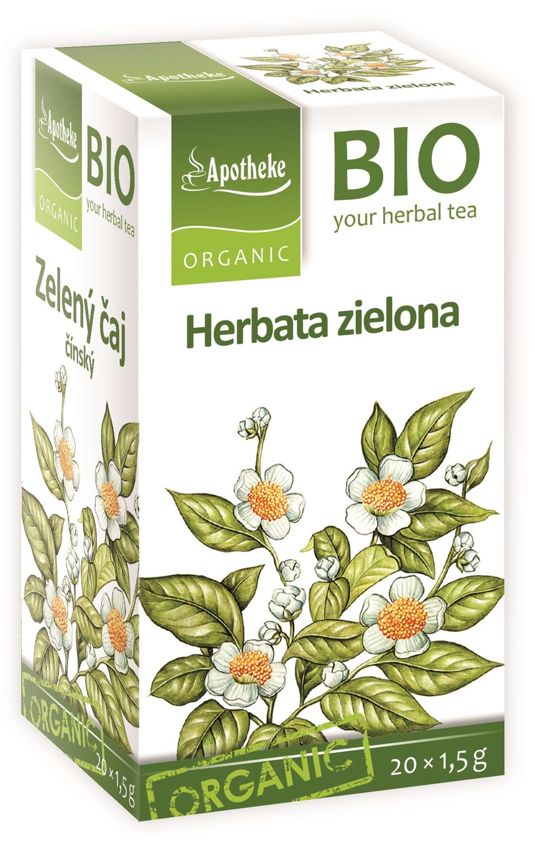 Herbata Zielona Ekspresowa Bio (20 X 1,5 G) 30 G - Apotheke