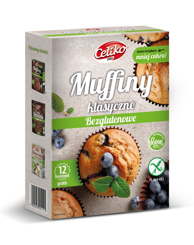 Mieszanka Na Muffiny Klasyczne Bezglutenowa 280 G - Celiko