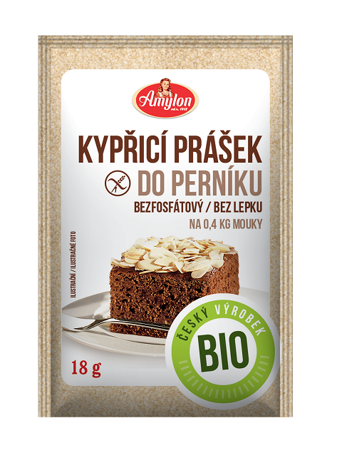 Proszek Do Pieczenia Z Przyprawą Do Piernika Bezglutenowy Bio 18 G - Amylon