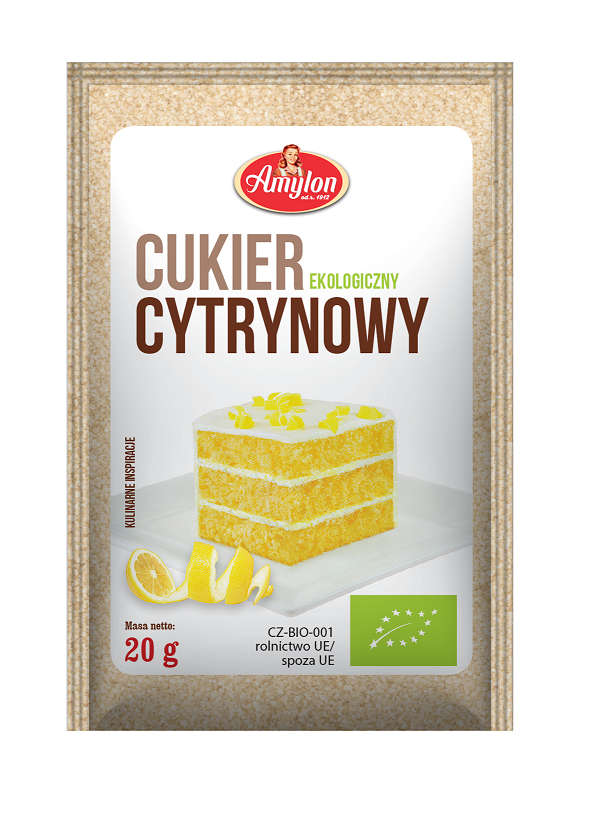 Cukier Cytrynowy Bio 20 G - Amylon