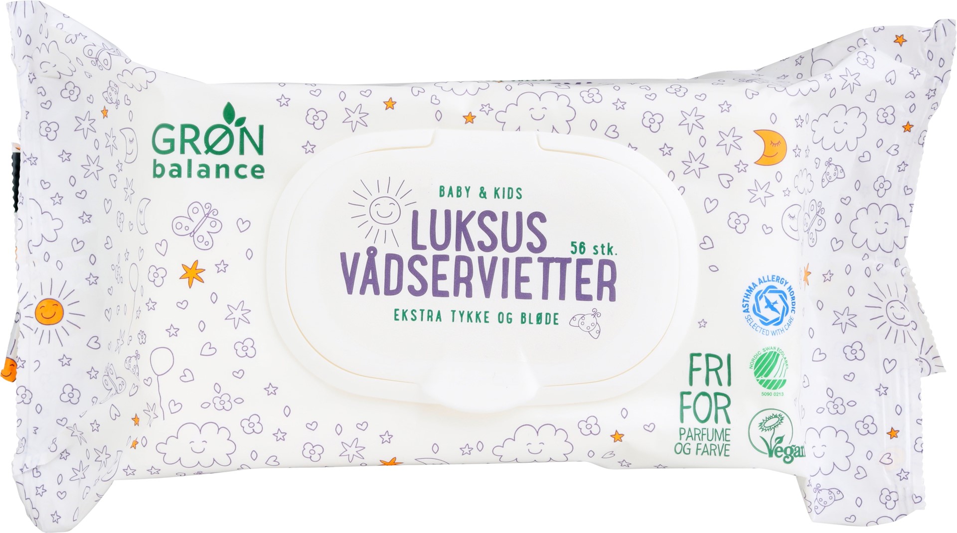 Chusteczki Nawilżane Dla Niemowląt I Dzieci Eco 56 Szt. - Gron Balance
