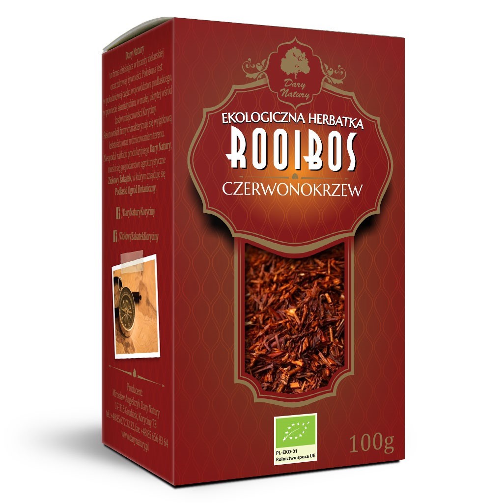 Herbatka Rooibos Bio 100 G - Dary Natury